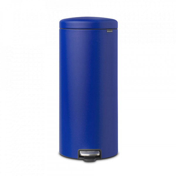 Coș de gunoi cu pedală Brabantia NewIcon 30L, Mineral Powerful Blue 1005542
