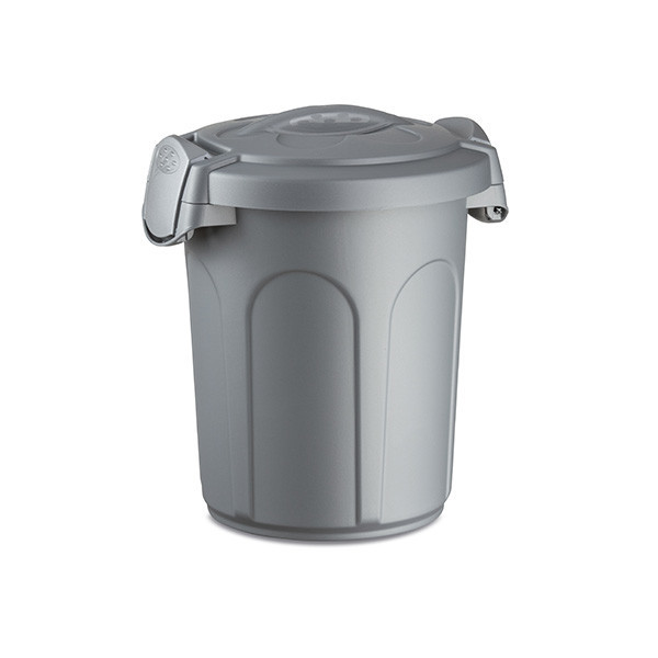 Coș de gunoi Stefanplast Speedy 8L, argintiu 646591
