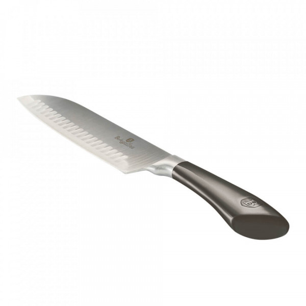 Cutit Santoku din otel inoxidabil Carbon Metallic Collection Berlinger Haus 260 2347