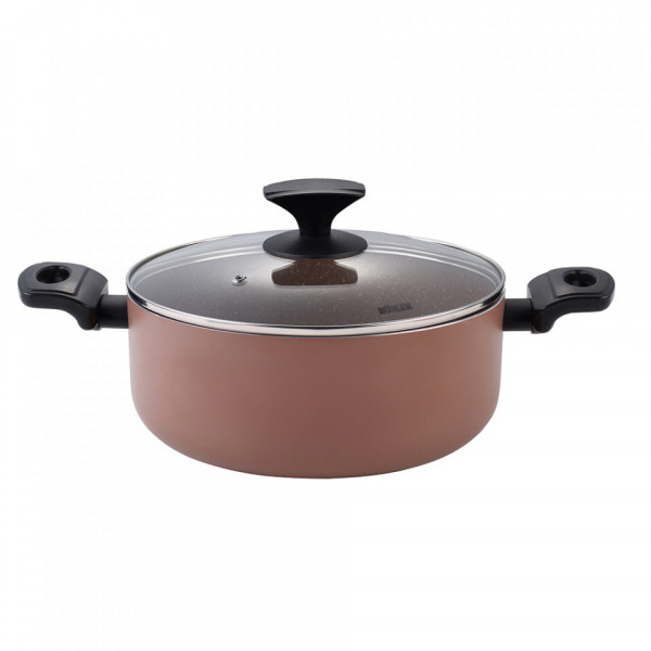 Oală cu capac Muhler Kikka MR-2435 24x11cm, 4.5L 1002733