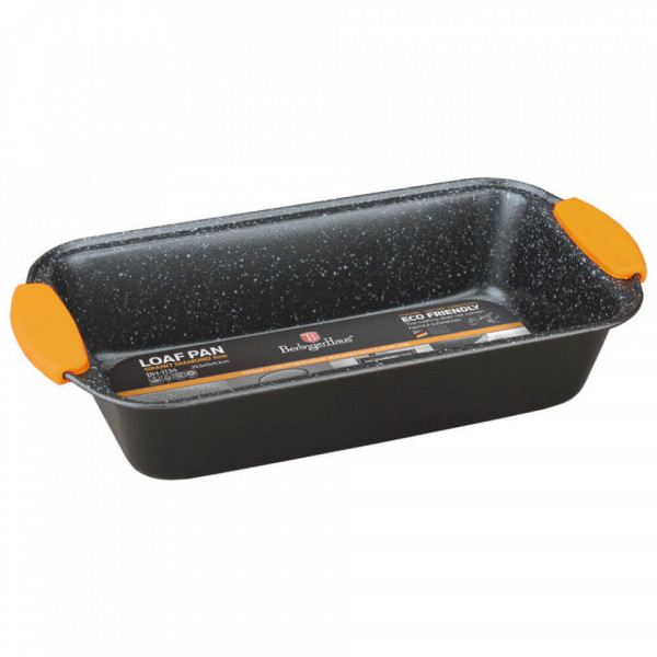 Tava pentru cuptor dreptunghiulara 29x15 cm cu manere din silicon Granit Diamond Line Berlinger Haus 260 1134
