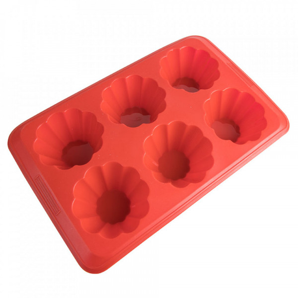 Forma pentru coacere briose Luigi Ferrero Rossy FR-1872S, 6 buc 1005415