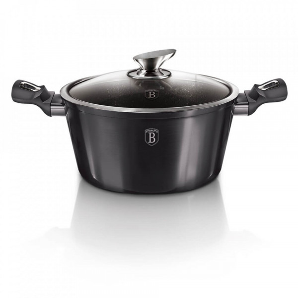Oala cu capac Metallic Line Carbon Pro Edition BerlingerHaus 260 6892