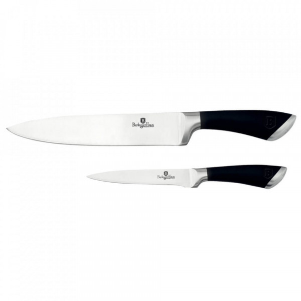 Set 2 cutite otel inoxidabil Black Silver Collection Berlinger Haus 260 2141