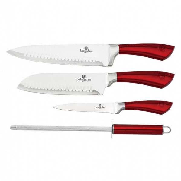 Set 4 cutite otel inoxidabil Burgundy Collection Berlinger Haus 260 2011
