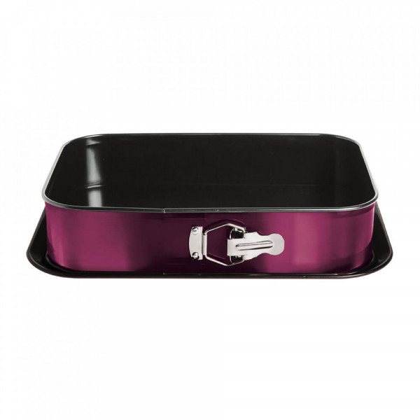 Tava pentru cuptor dreptunghiulara cu pereti detasabili Purple Eclipse Collection BerlingerHaus 260 6802