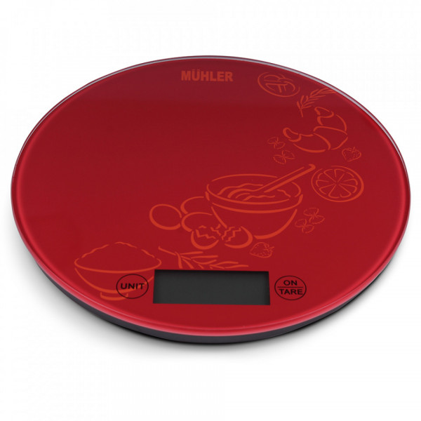 Cantar de bucatarie Muhler KSC-2026R, rosu 1003172
