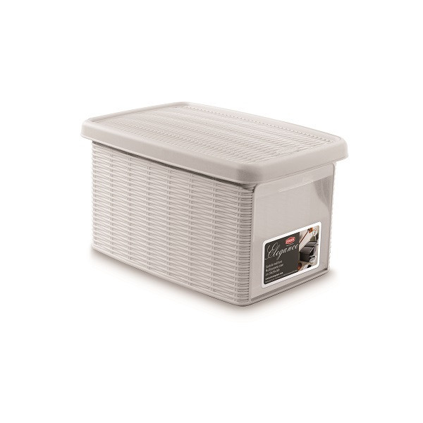 Cutie universala cu deschidere Stefanplast Elegance M, 15L, alba 646617