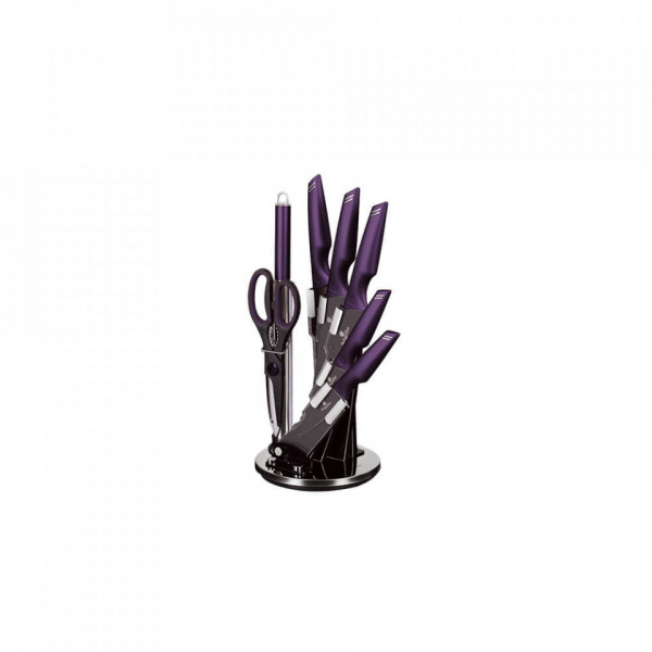 Set cutite (8 piese) Purple Eclipse Collection BerlingerHaus 260 2587