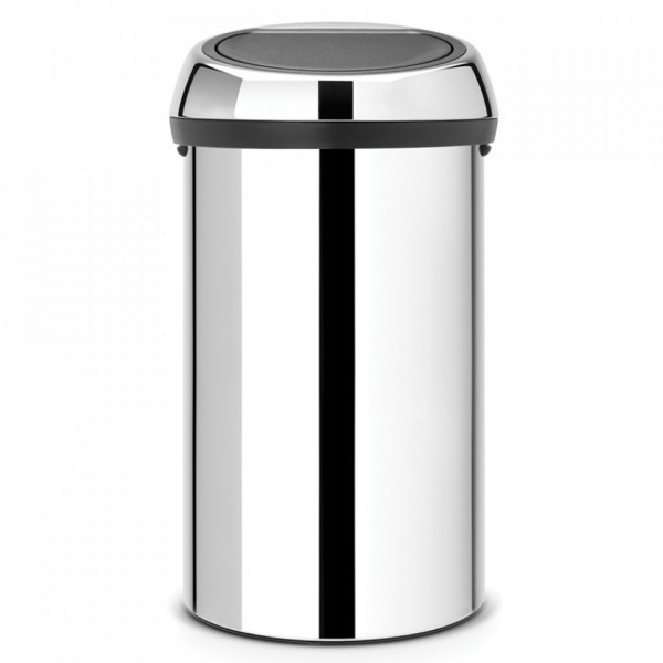 Coș de gunoi Brabantia Touch Bin 60L, Brilliant Steel 647254