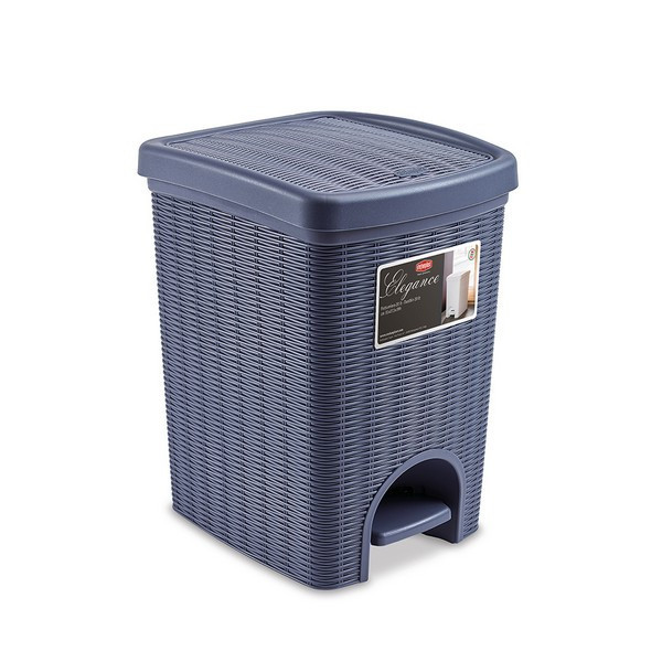 Coș de gunoi Stefanplast Elegance 20L, albastru închis 1000014
