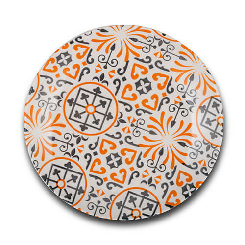 Farfurie adanca din portelan Maiolica Orange NAVA 140 099 133