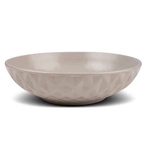 Farfurie adanca stoneware gri 20.5 cm Soho classic NAVA 140 141 132