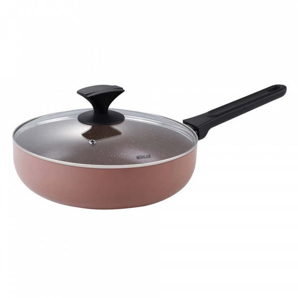 Tigaie adâncă cu capac Muhler Kikka MR-2607D 26x7,5cm, 3,5L 1002730