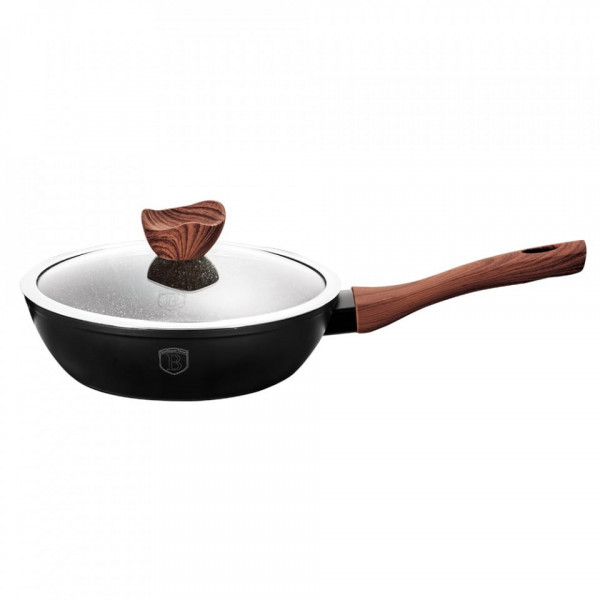 Tigaie cu capac ebony rosewood 24cm BerlingerHaus 260 1718