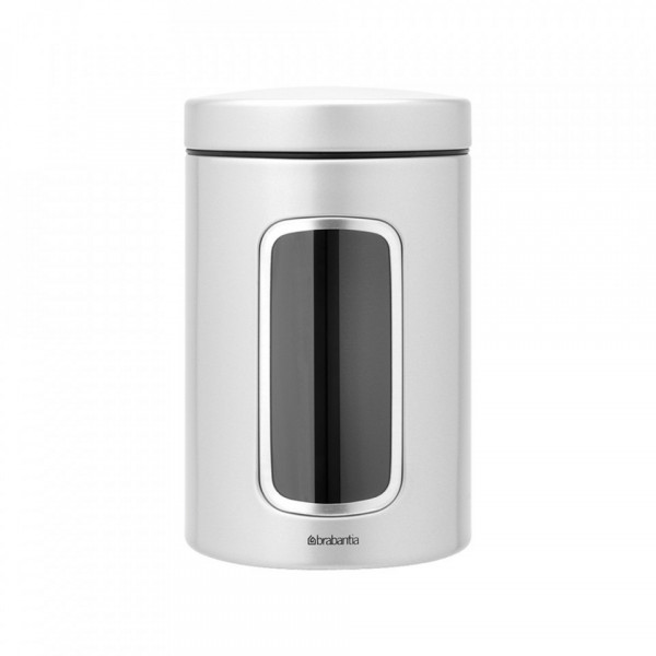Borcan Brabantia Window 1.4L, Gri metalic 646864