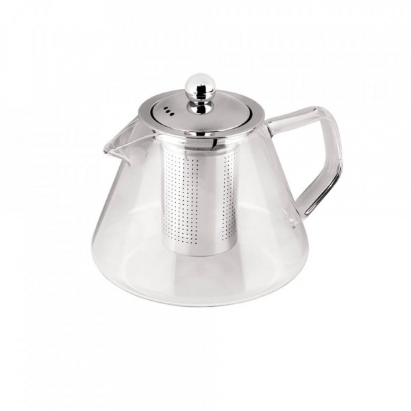 Ceainic din sticla cu infuzor 1L Black Silver Collection BerlingerHaus 260 7805