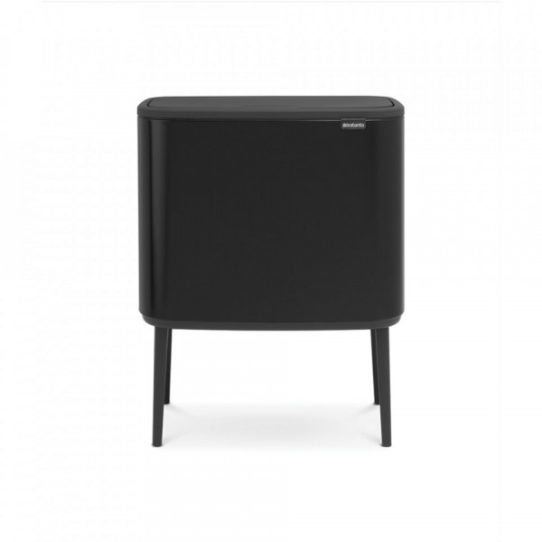 Coș de gunoi Brabantia Bo Touch 36L, negru mat 651106