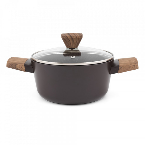 Oală cu capac Luigi Ferrero BRUGGE FR-2010WH 20x10cm, 2.5L 1002639