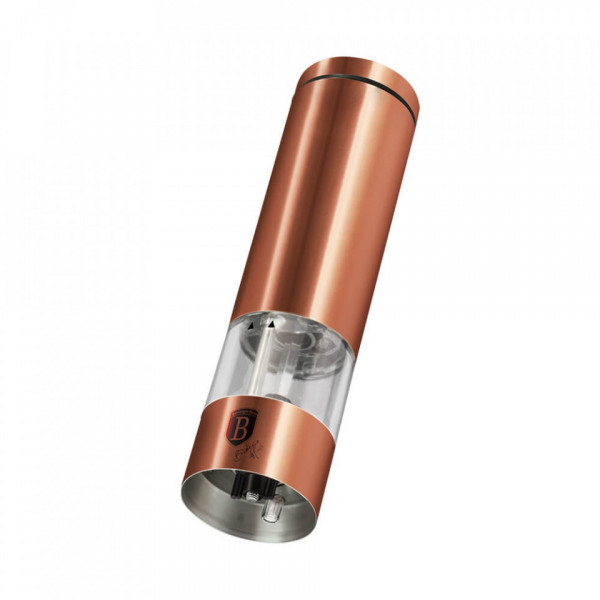 Rasnita electrica pentru sare si piper Rose Gold Metallic Line Berlinger Haus BH 260 1906