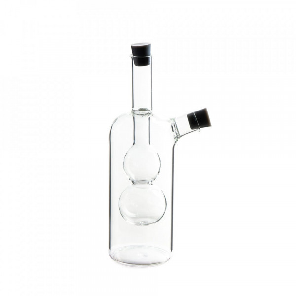 Recipient 2 în 1 pentru oțet și ulei/ Oliviera, dop gri Luigi Ferrero FR-6051 1004799