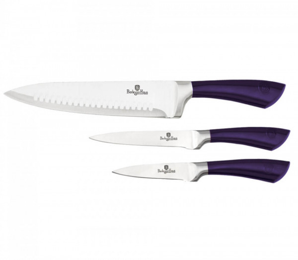 Set cutite (3 piese) Purple Eclipse Collection BerlingerHaus 260 2669