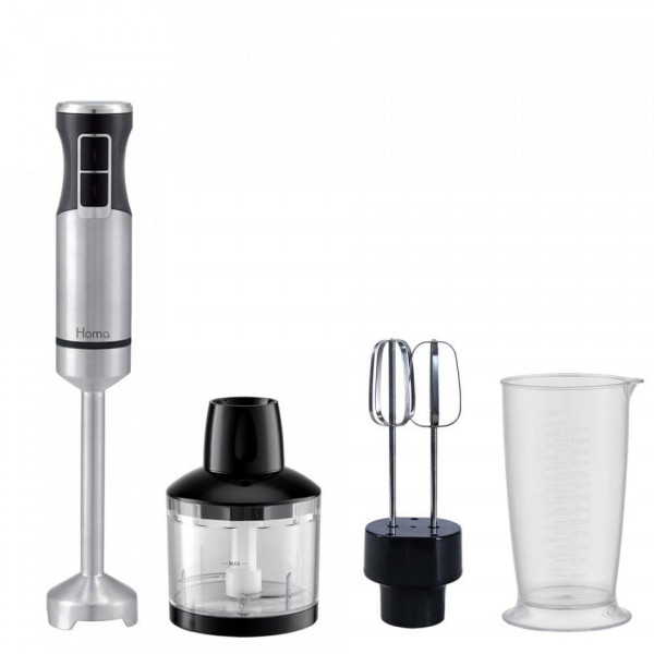 Blender cu mixer si tocator Homa HB-1099 Vigo metal 1004137