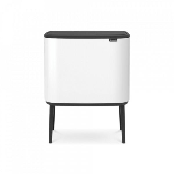 Coș de gunoi Brabantia Bo Touch 11/23L, Alb 651110