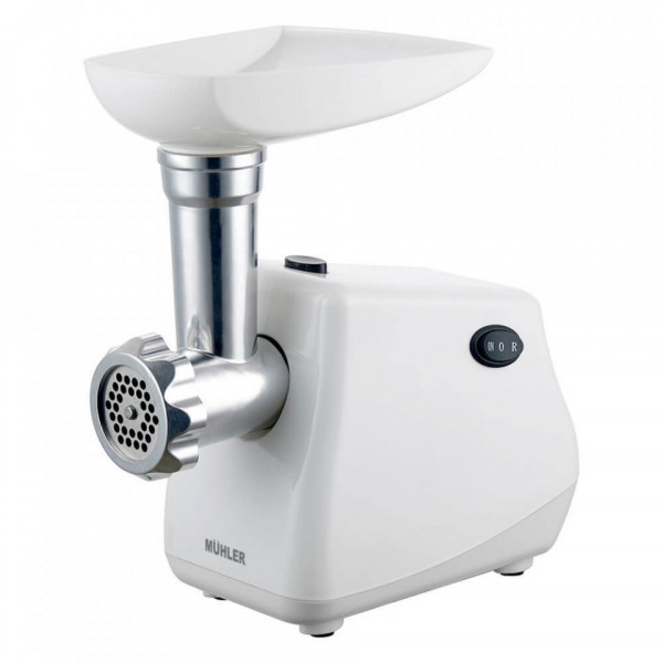 Mașină de tocat carne electrică Muhler MG-601 N, albă, atașament pentru roșii 1003693