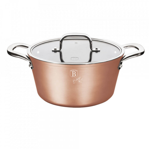 Oala cu capac 20cm bronze BerlingerHaus 260 1688