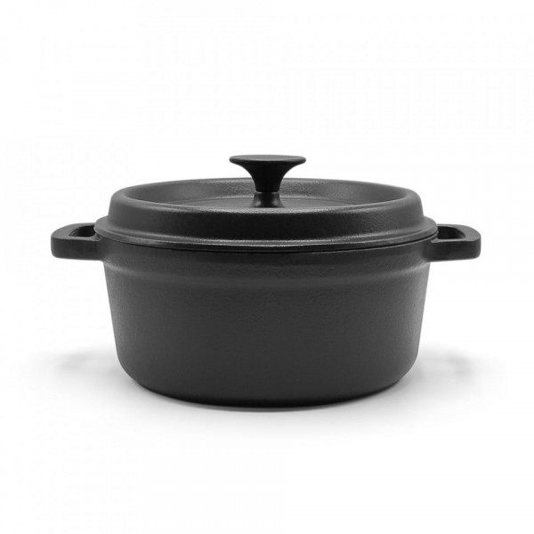 Oală Muhler Tika MR-2448CI NOU 24x10,5 cm, 3,4 L, fontă 1004357