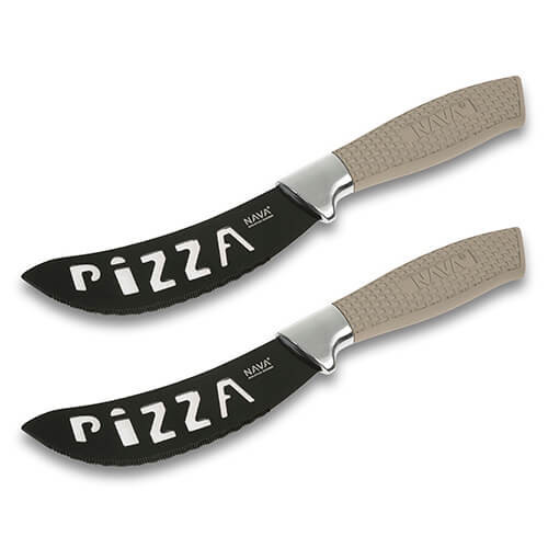 Set 2 cutite pentru pizza din otel inoxidabil Misty NAVA 140 058 175