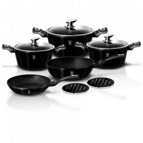 Set oale si tigai royal black (10 piese) BerlingerHaus 260 1663