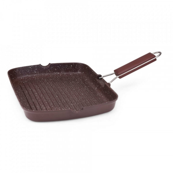 Tigaie grill Muhler Mia MR-3419M 34x24cm, ciocolatie 1004666