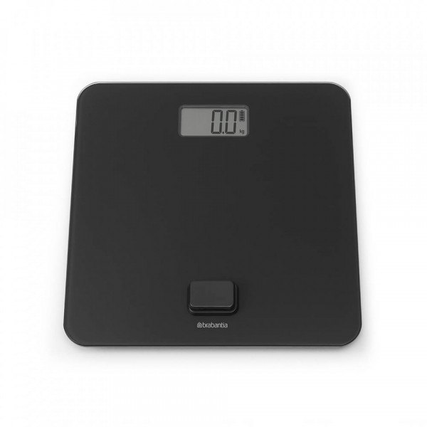 Cantar digital de baie Brabantia, functionare fara baterie, gri inchis 1004188