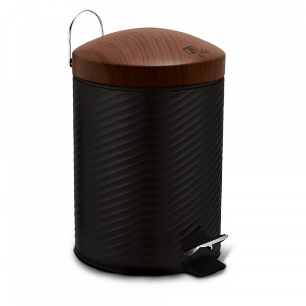 Cos de gunoi cu pedala din otel inoxidabil 7L Ebony Rosewood Collection Berlinger Haus 260 6449