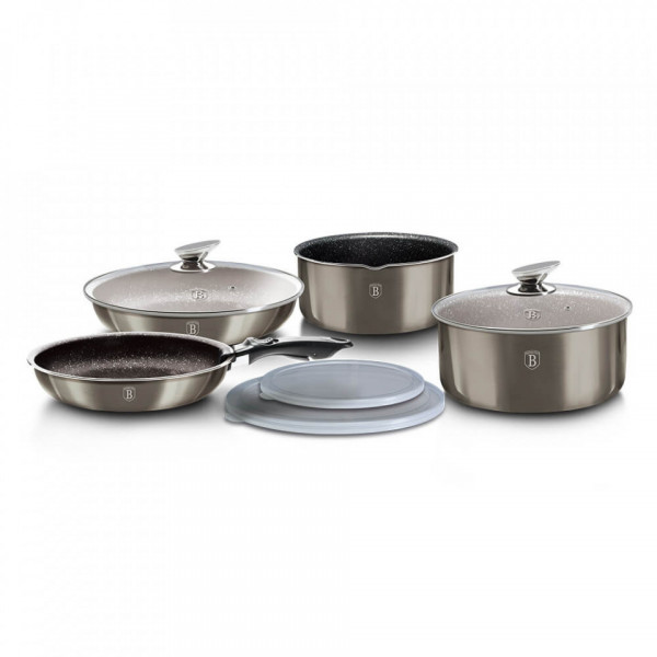 Set oale si tigai carbon metallic (9 piese) BerlingerHaus 260 6148