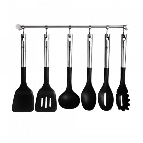 Set ustensile de bucatarie (7 piese) Black Silver Collection Berlinger Haus 260 1972