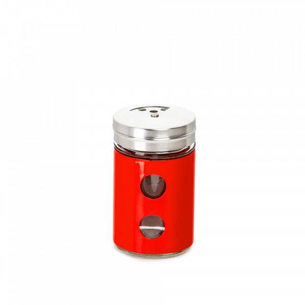 Solniță Muhler MR-1407R sare Ø5xH8cm, roșu 108085