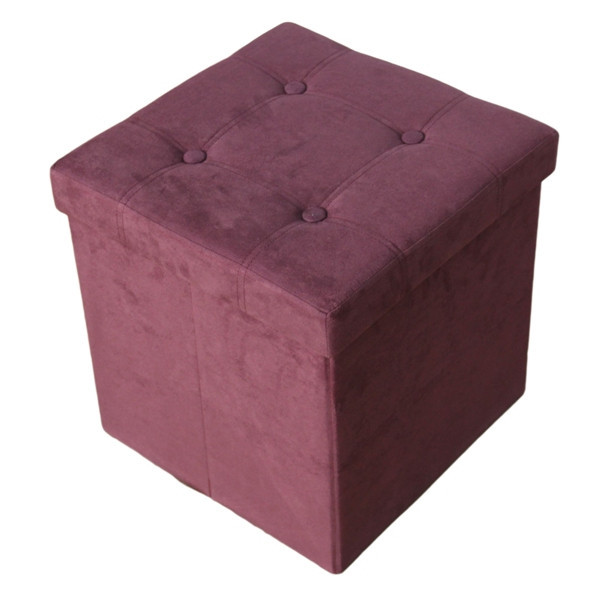 Taburet pliabil Homa 579, Velour- Vinete 104945