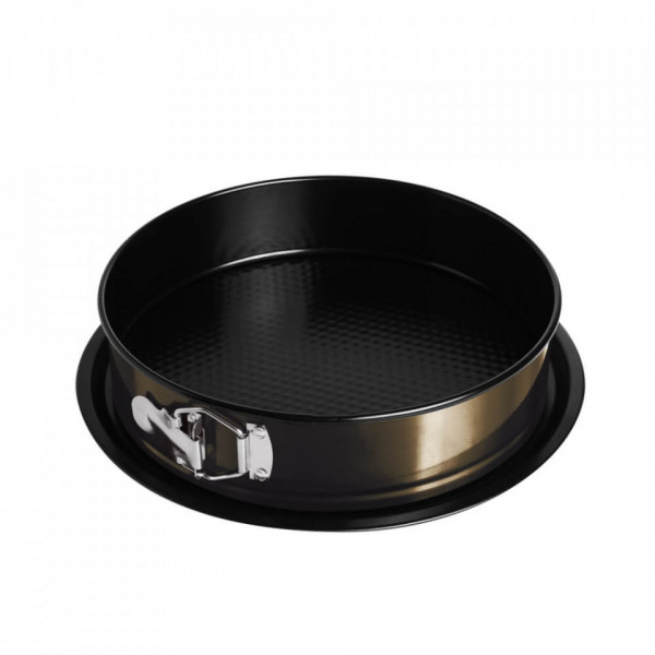 Tava pentru cuptor rotunda cu pereti detasabili Metallic Line Shiny Black Edition BerlingerHaus 260 6808