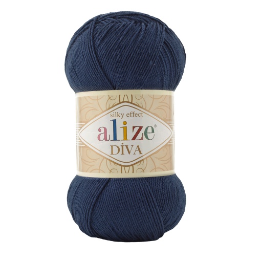 Alize Diva Silky Efect Cod 361 Bleumarin