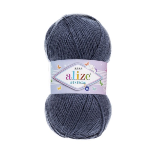 Alize Sekerim Bebe Cod 353 Indigo Pachet 5 bobine Pret 40 lei