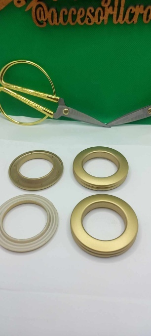 Anouri ,inel tip capsa perdea /draperie Culoare 6 Auriu Antic