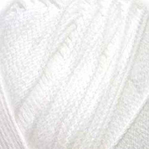 Stenli Fir Crosetat Macrame 2 mm Alb