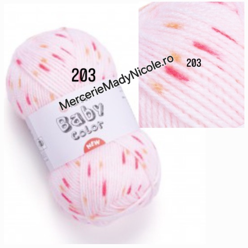 YarnArt Baby Color Cod 203 150m/50gr Pachet 5 bobine