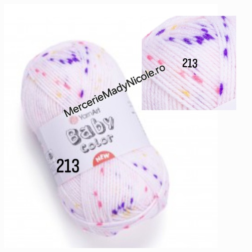 YarnArt Baby Color Cod 213 150m/50gr Pachet 5 bobine