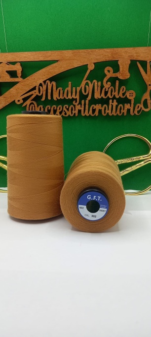 Ata cusut si surfilat Cod 302 Ocru