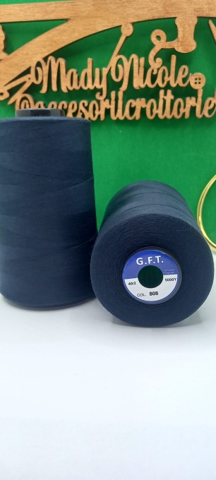 Ata cusut si surfilat Cod 808 Bleumarin Navy