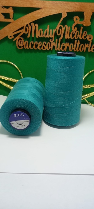 Ata cusut si surfilat Cod 1070 Verde